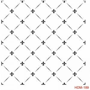 Трафарет Cadence пластиковый HDM-189 "Фон решётка с лилиями", 25х25 см
